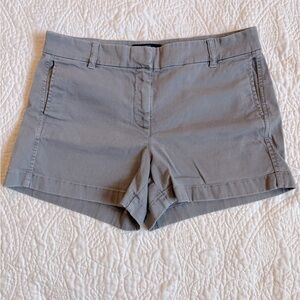 J Crew Chino Shorts Grey size 6